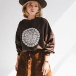 bluza movado brazowa spadiora