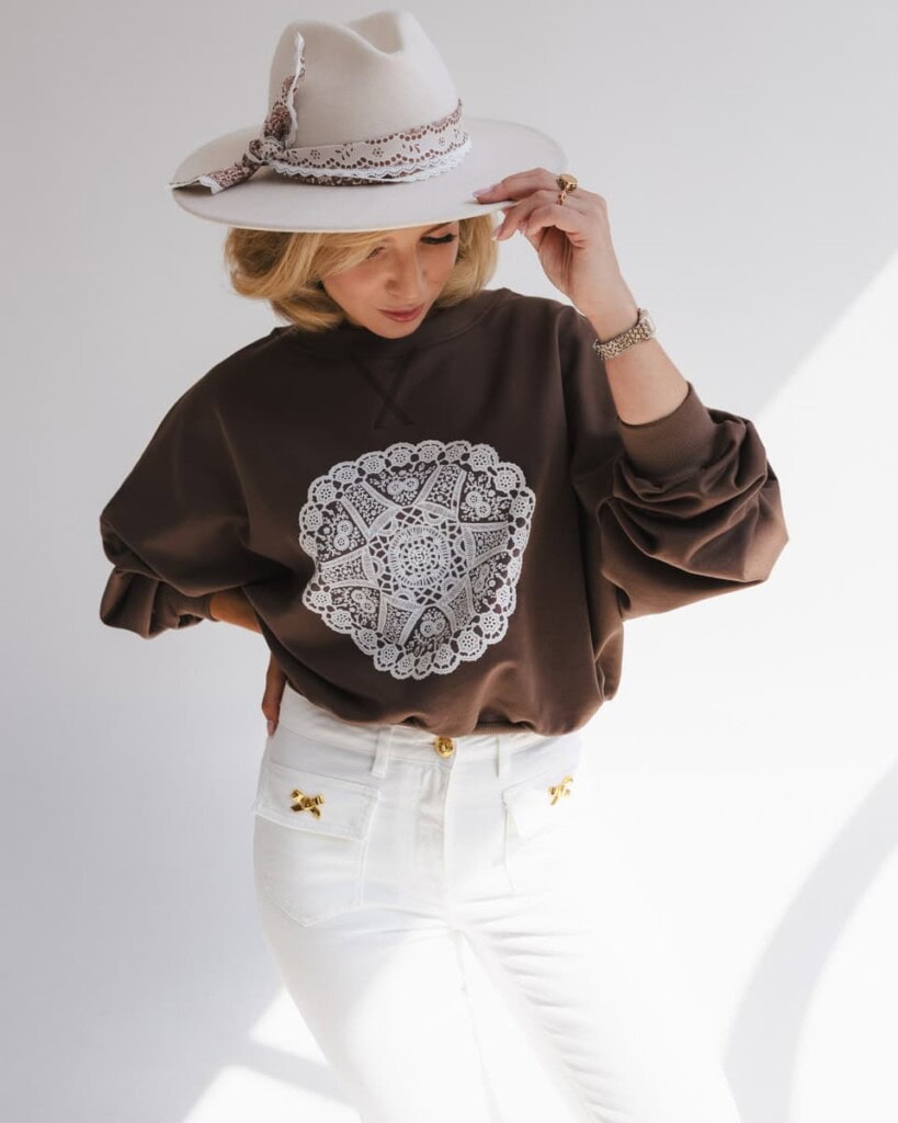 bluza movado brazowa spadiora 10