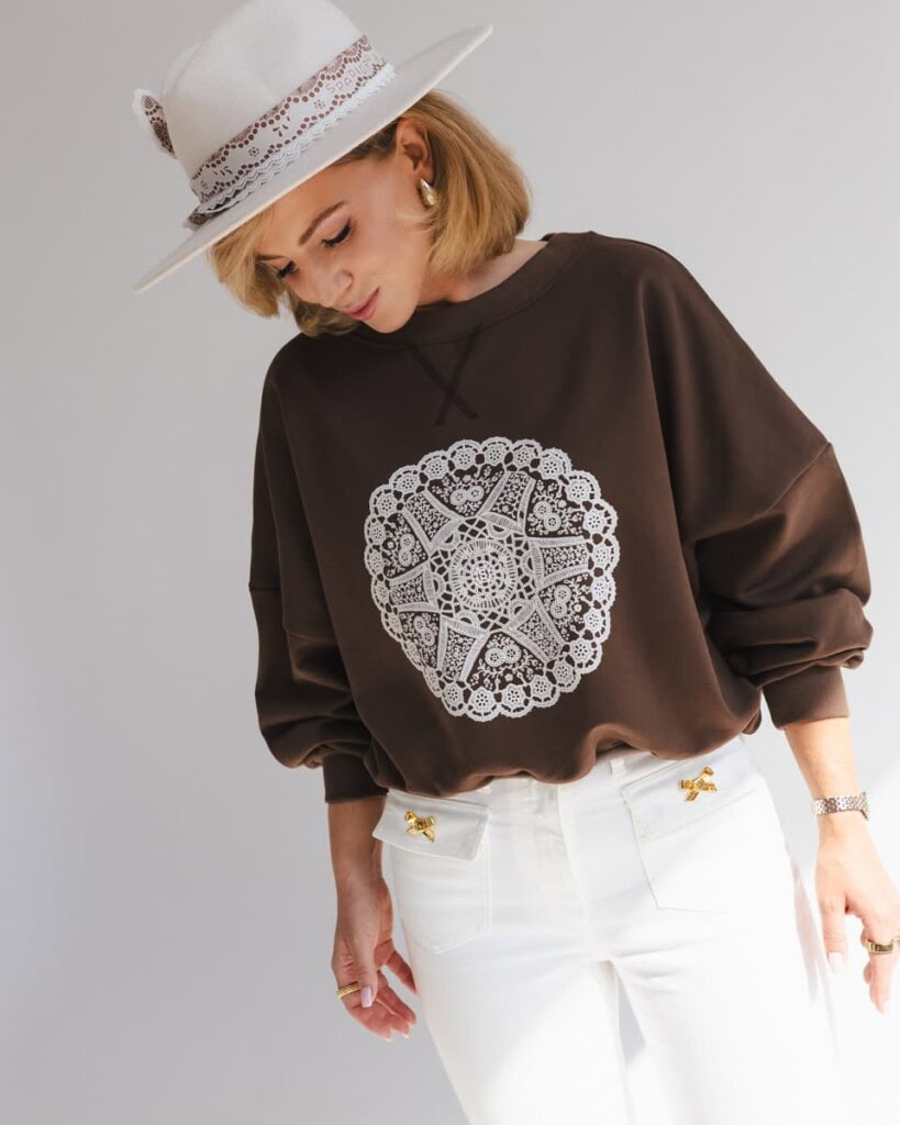 bluza movado brazowa spadiora 12