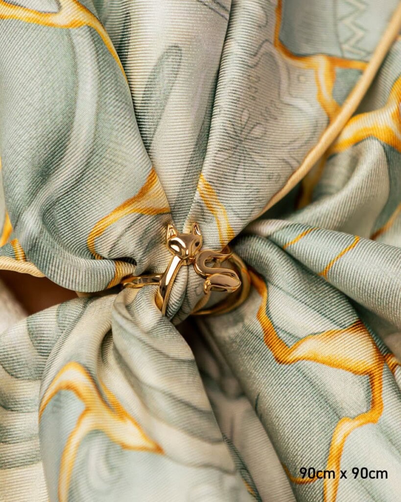 apaszka jedwabna dwustronna kintsugi spadiora 5