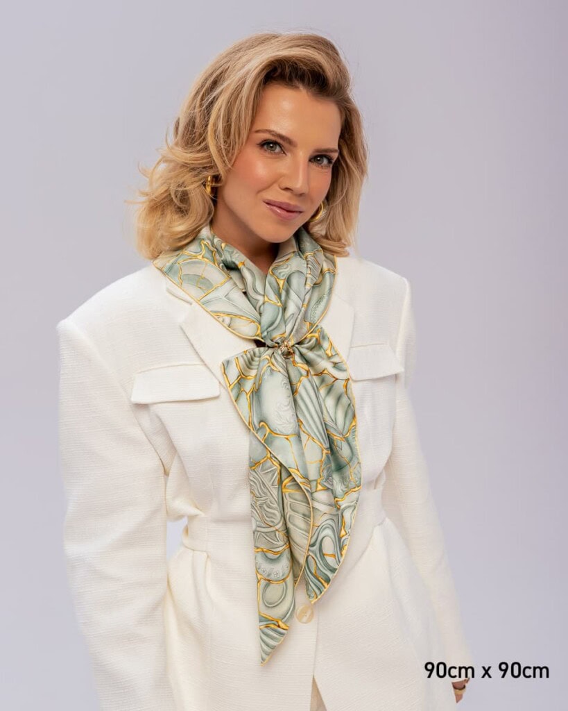 apaszka jedwabna dwustronna kintsugi spadiora 8