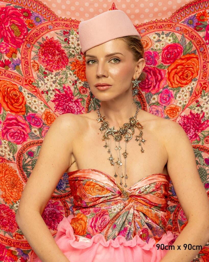 apaszka jedwabna dwustronna rantuch spadiora 21