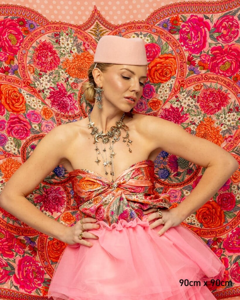 apaszka jedwabna dwustronna rantuch spadiora 22