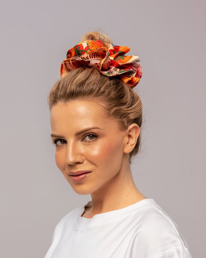jedwabna gumka scrunchie ornamilo frykasy spadiora 3