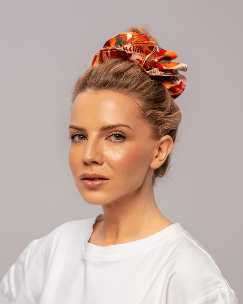 jedwabna gumka scrunchie ornamilo frykasy spadiora 2
