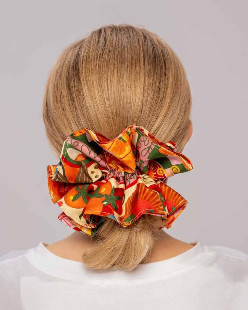 jedwabna gumka scrunchie ornamilo frykasy spadiora 4