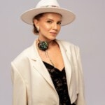 jedwabna roza pomander zielona spadiora 5