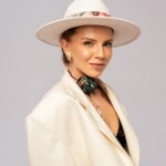 jedwabna roza pomander zielona spadiora 6