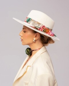 jedwabna roza pomander zielona spadiora 11