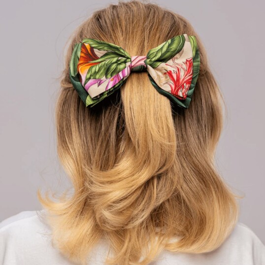 Jedwabna kokarda do włosów Fiksi "Pomander"