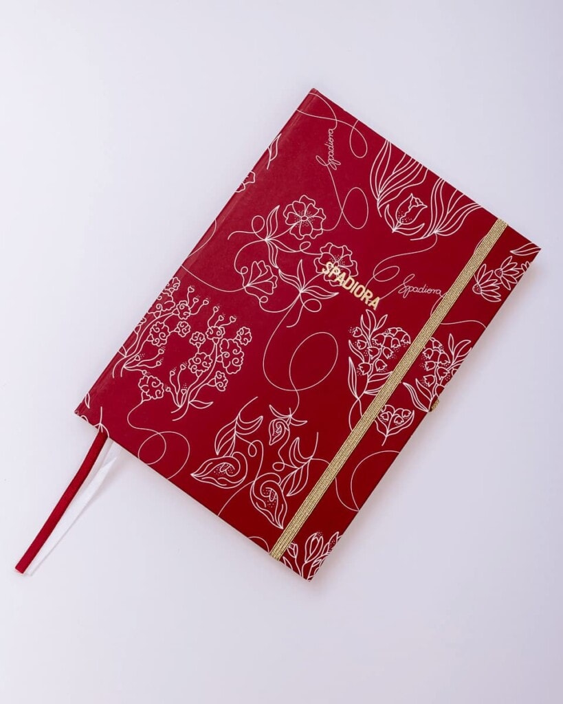 stylowy notes feminimal bordo spadiora 2