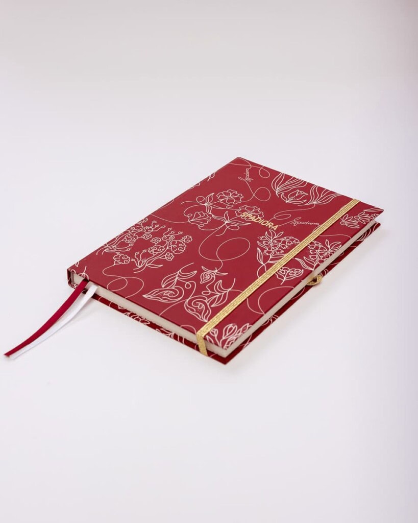 stylowy notes feminimal bordo spadiora 3