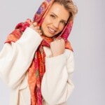 chusta welniano jedwabna dwustronna rantuch spadiora 13