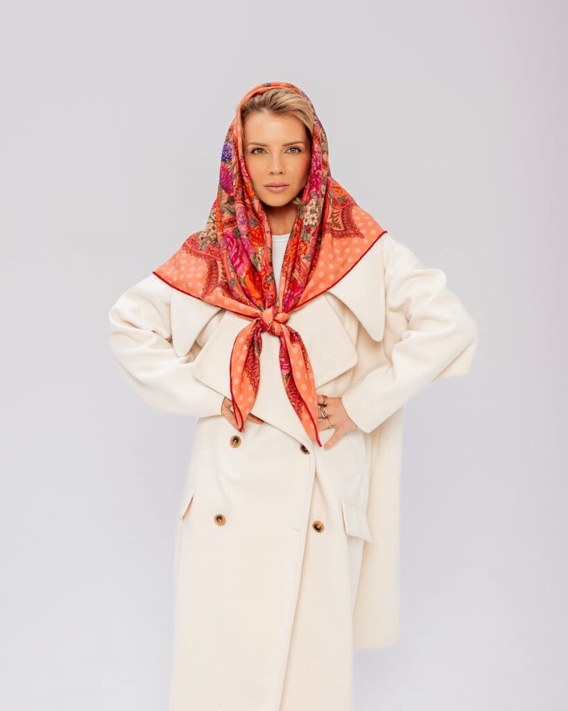 chusta welniano jedwabna dwustronna rantuch spadiora 11