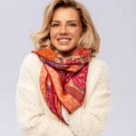 chusta welniano jedwabna dwustronna rantuch spadiora