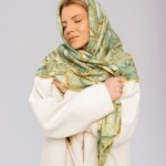 chusta welniano jedwabna dwustronna kintsugi spadiora 14