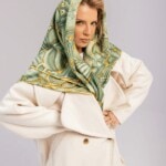 chusta welniano jedwabna dwustronna kintsugi spadiora 9