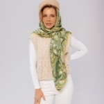 chusta welniano jedwabna dwustronna kintsugi spadiora 1