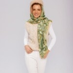 chusta welniano jedwabna dwustronna kintsugi spadiora 3