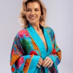 jedwabne kimono kwiaty podwodne spadiora 1