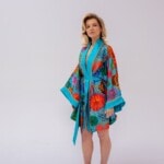 jedwabne kimono kwiaty podwodne spadiora 13