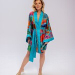 jedwabne kimono kwiaty podwodne spadiora 8