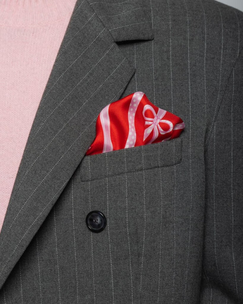 poszetka jedwabna meska dwustronna zwiaz mnie spadiora 1