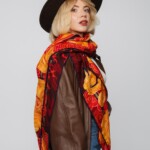 chusta welniano jedwabna dwustronna rok ognistego konia 1