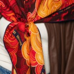 chusta welniano jedwabna dwustronna rok ognistego konia 2