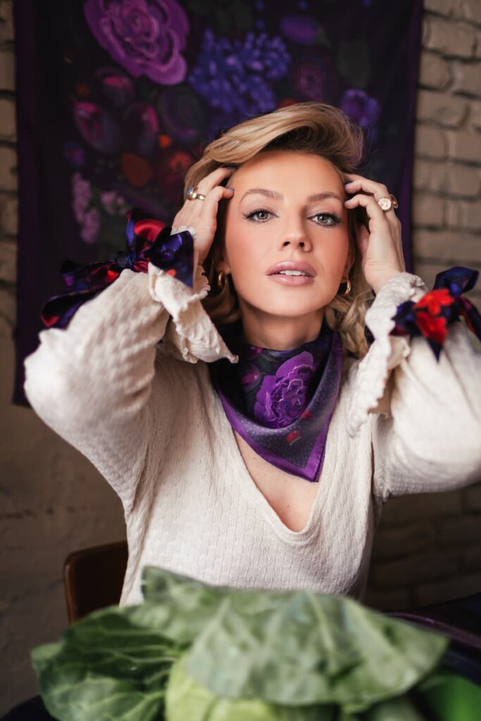 apaszka jedwabna dwustronna powidla spadiora 6