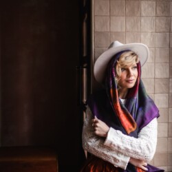 chusta welniano jedwabna powidla spadiora