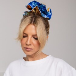 jedwabna gumka scrunchie ornamilo wiosenka spadiora 2