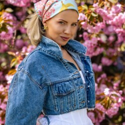 apaszka jedwabna dwustronna sakura w swietle dnia spadiora 9