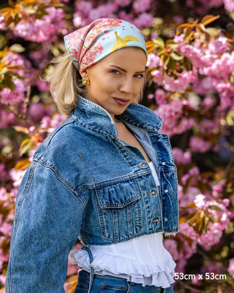 apaszka jedwabna dwustronna sakura w swietle dnia spadiora 9