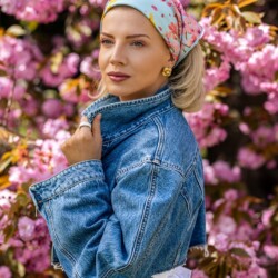 apaszka jedwabna dwustronna sakura w swietle dnia spadiora 10