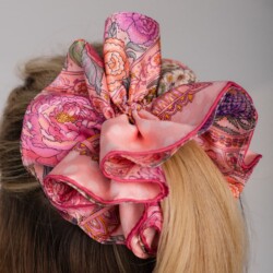 jedwabna gumka scrunchie ornamilo rantuch spadiora 1