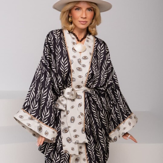 jedwabne kimono zebra spadiora 2