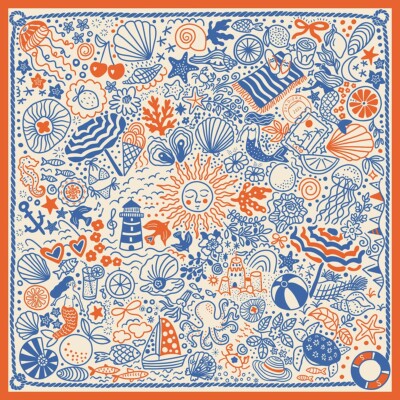 wzor syreny bandana spadiora